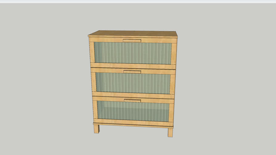 IKEA Aneboda Drawer 3D Warehouse