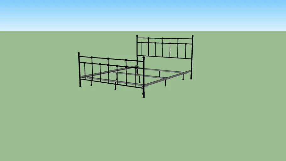 Metal Bed Frame 3D Warehouse