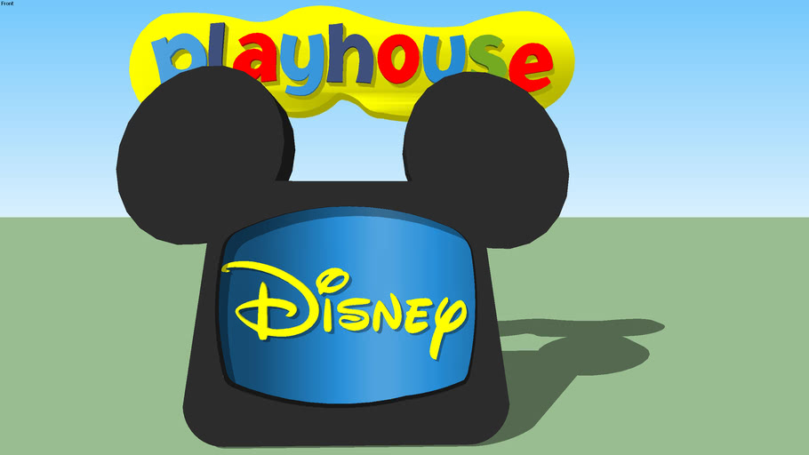 Playhouse Disney logo (edited) 3D Warehouse