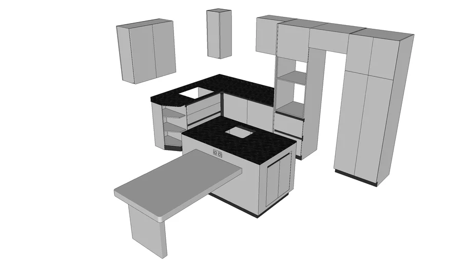 Kitchen Set - - 3D Warehouse