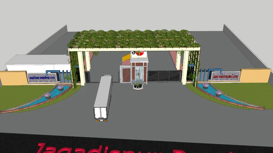 Factory Main Gate Design