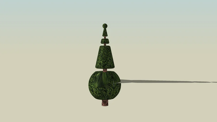 Versailles Sculpted Topiary 01 | 3D Warehouse