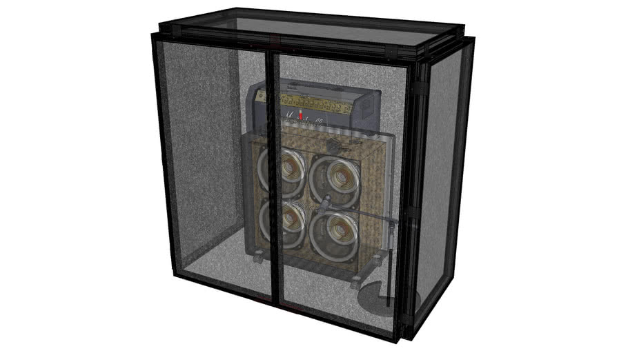 echoshield Evolution Guitar Amp Isolation 3D Warehouse