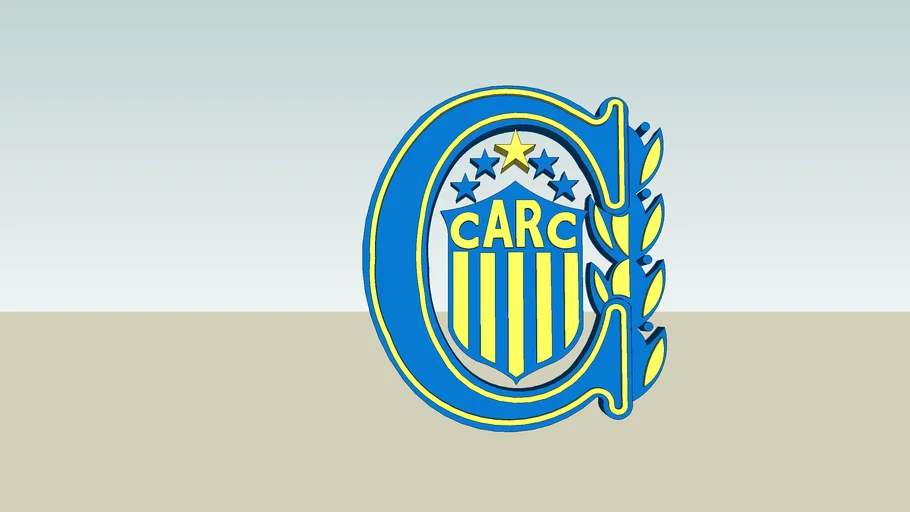 Escudo de Rosario Central | 3D Warehouse