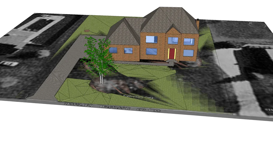 brownsburg house 3D Warehouse