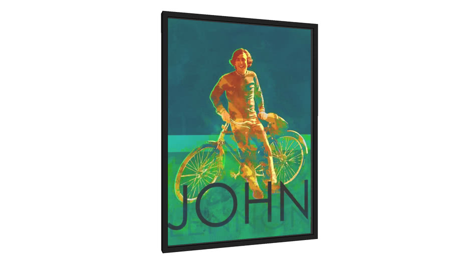 Quadro John e a bike - Galeria9, por Nato Gomes