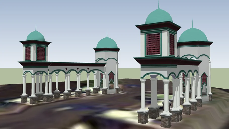 Gerbang Mesjid Al-munawwar-Ternate