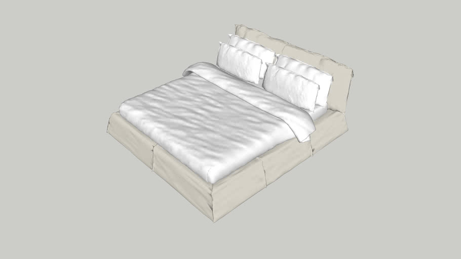 Baxter bed Paris | 3D Warehouse