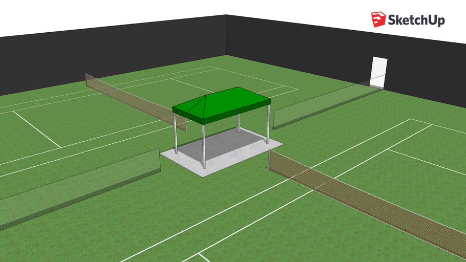 TENNIS COURT AWNING 3D Warehouse