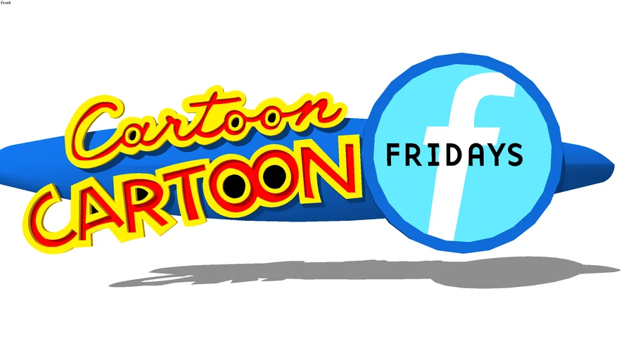 Cartoon Cartoon Fridays logo | 3D Warehouse