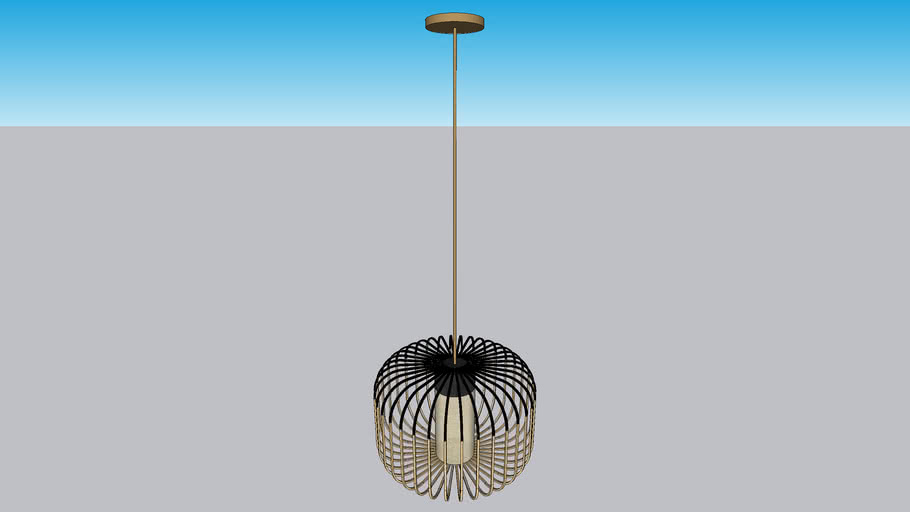 Pendant Bamboo Lamp 3d Warehouse