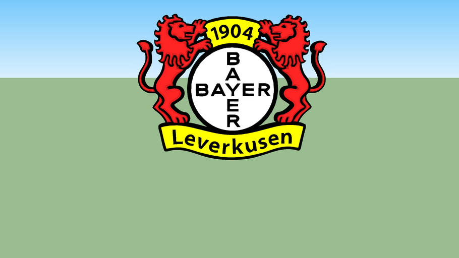 logo football Bayer Leverkusen 3D Warehouse