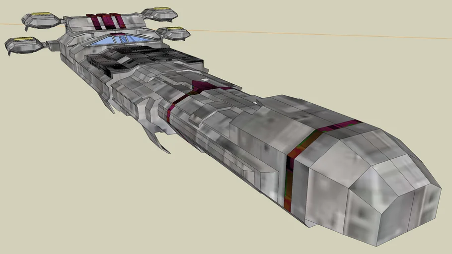 spaceship used in the wars of 3016 | 3D Warehouse