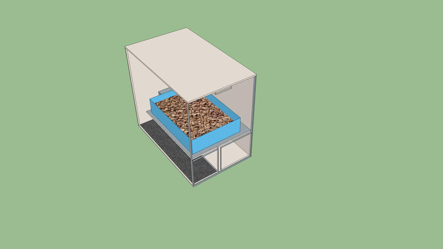 Out of Site Litter Box 3D Warehouse