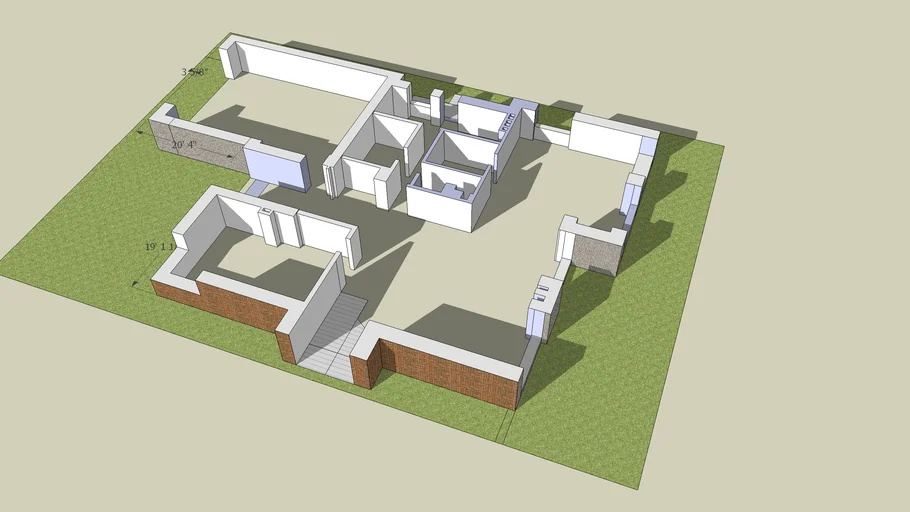 house-plan-3d-render-icon-illustration-21615461-png