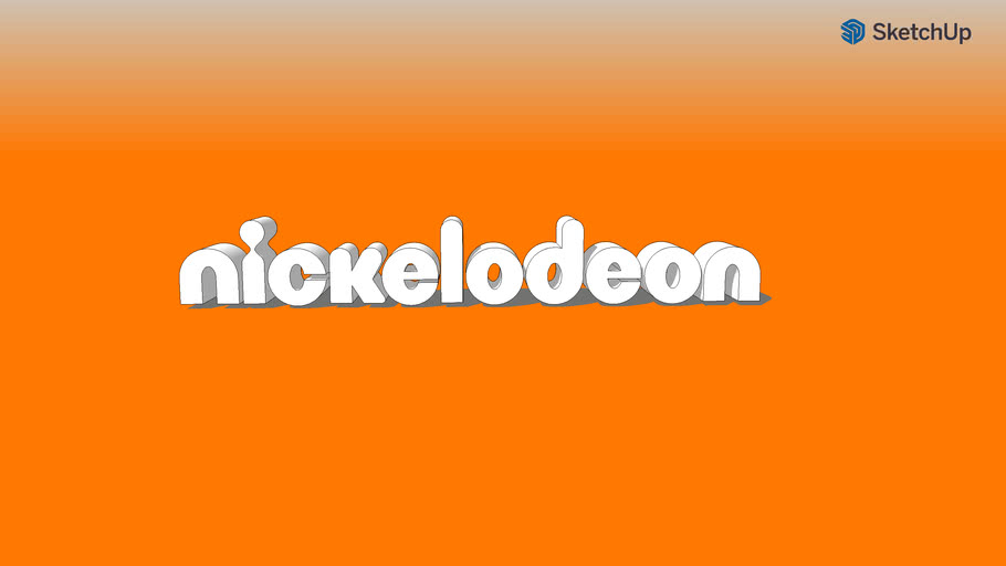 White Nickelodeon Logo | 3D Warehouse