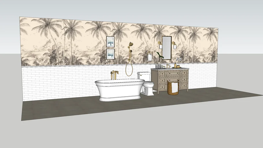 Traditional Bathroom Fixtures | 3D Warehouse