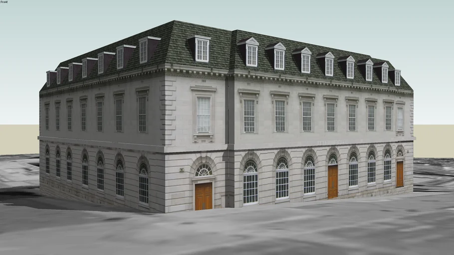 Rochdale Post Office 3D Warehouse