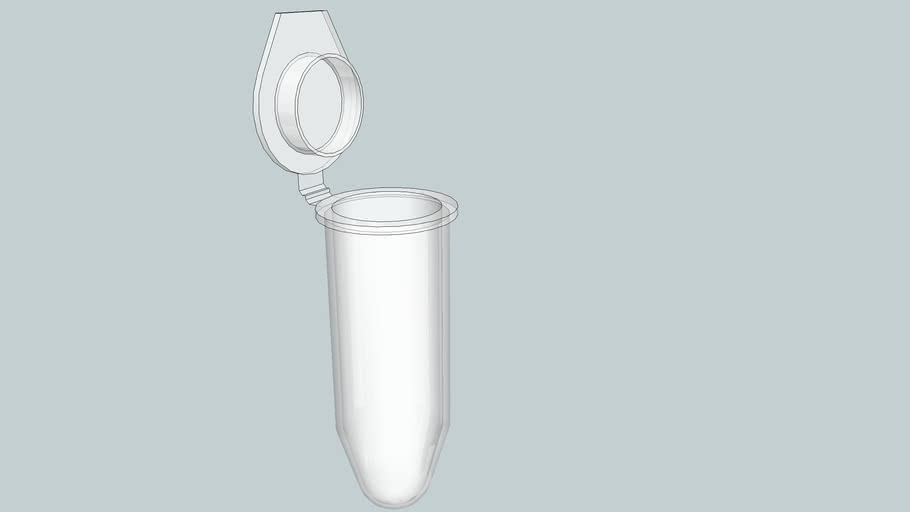 eppendorf, microcentrifuge tube 3D Warehouse