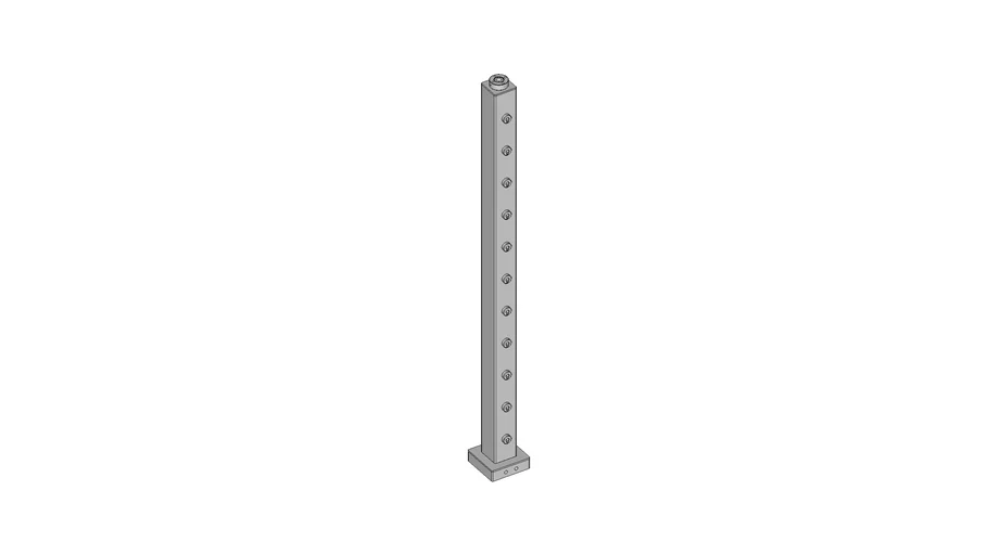 36' Signature TM End Post 3D Warehouse