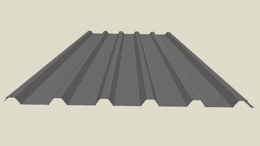 SketchClad Dynamic 32/1000 Trapezoidal Roof Sheet