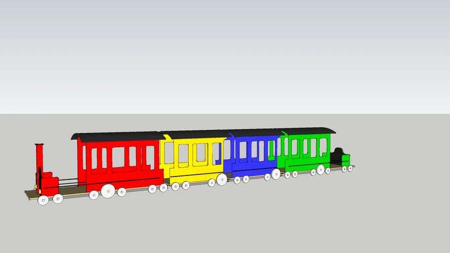 child train | 3D Warehouse