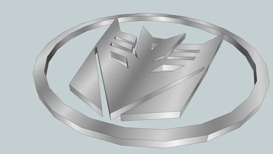 Fake Deceptecon Badge. | 3D Warehouse