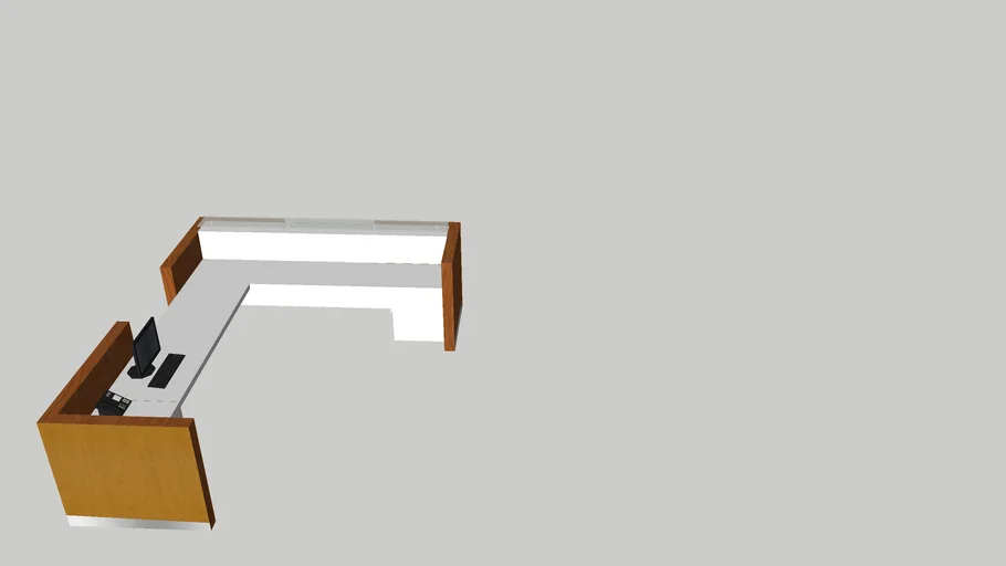 reception desk 3D Warehouse