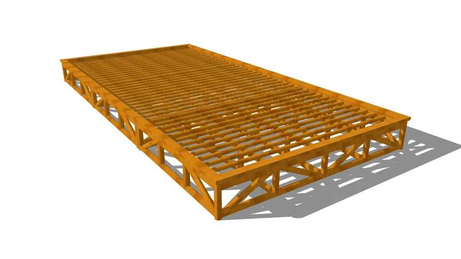 Rattan Bed 3 Panels 3d Warehouse