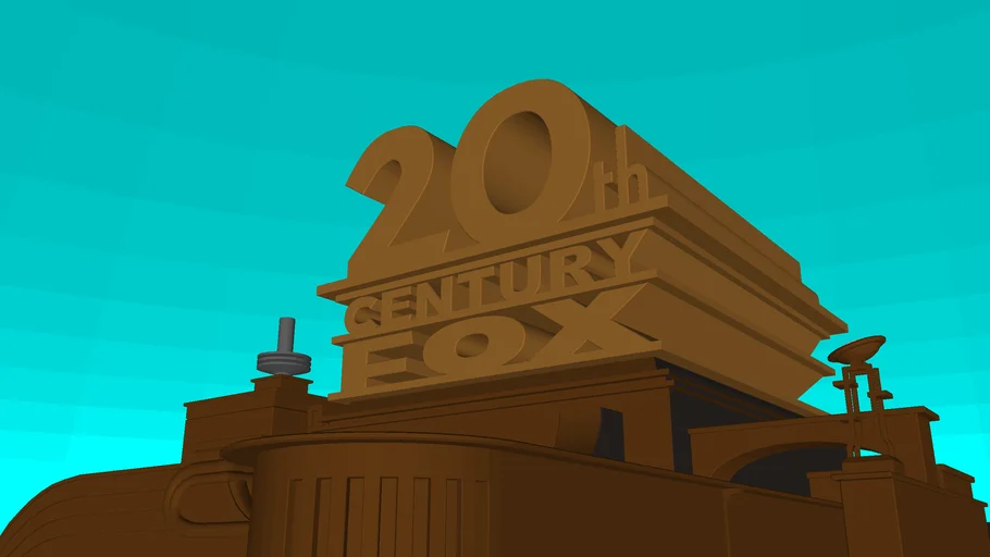 20th Century Fox 3ds Max Logo Remake 3d Warehouse