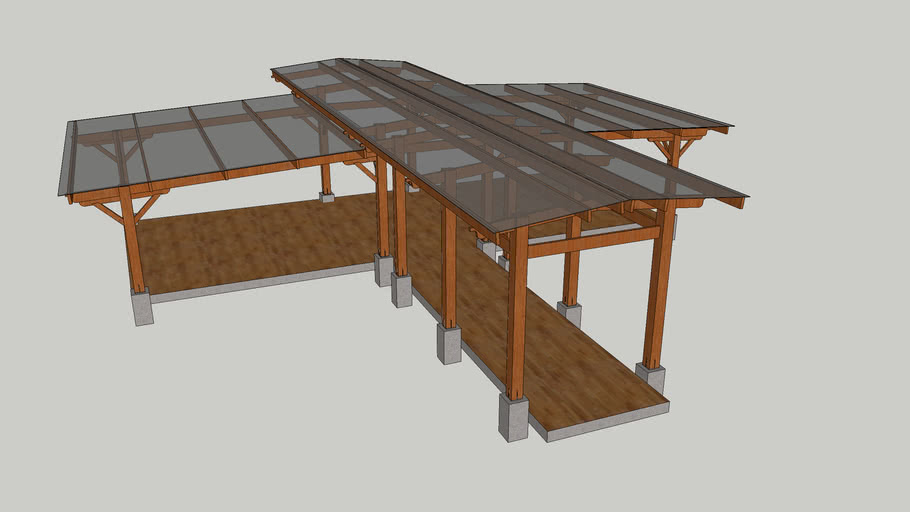 Pergola accesos | 3D Warehouse