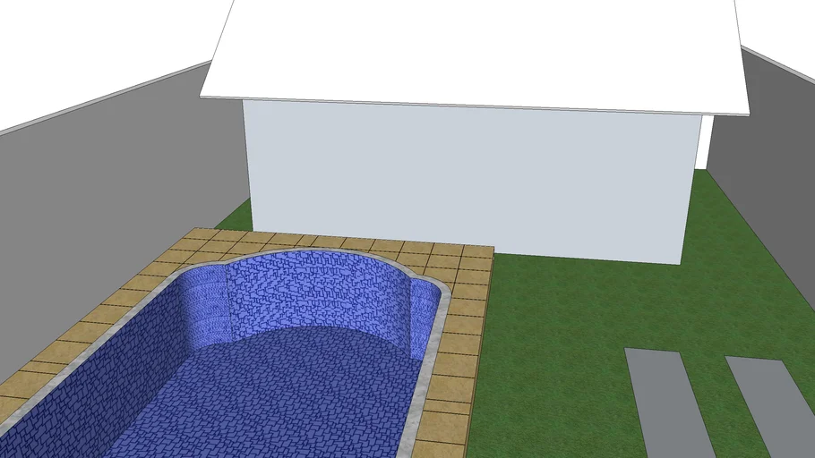 Casa com piscina | 3D Warehouse