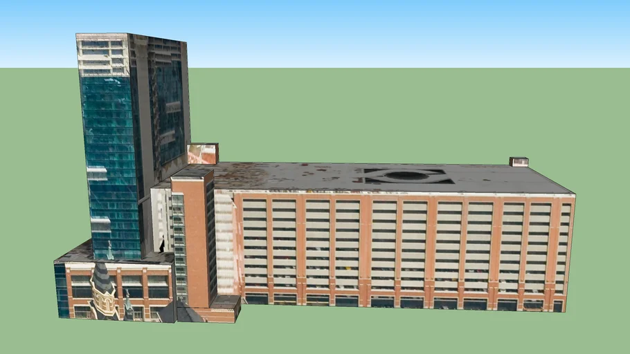 Greektown Casino Parking Garage Detroit, MI, USA 3D Warehouse