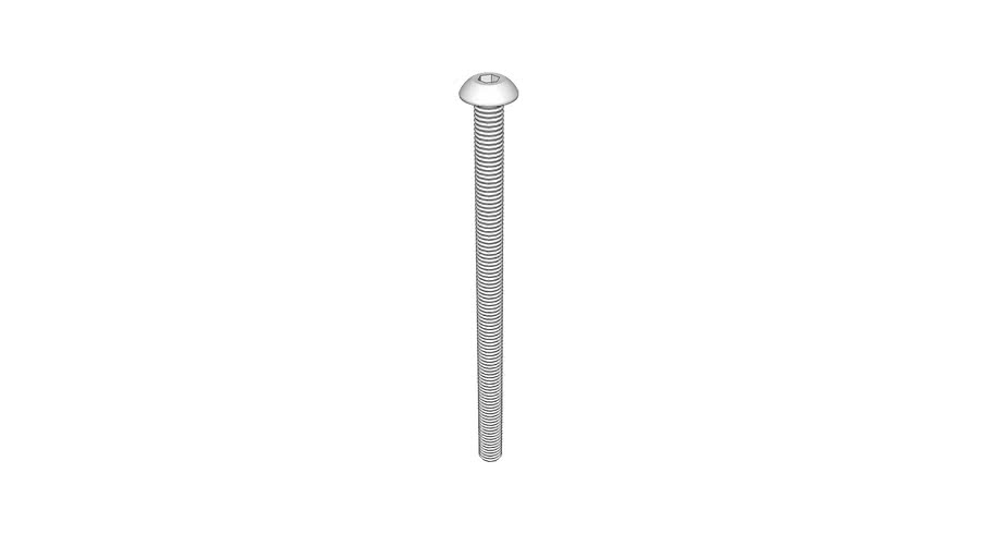 screw, machine, button head, M40.7 x 65mm, McMasterCarr 92095A126