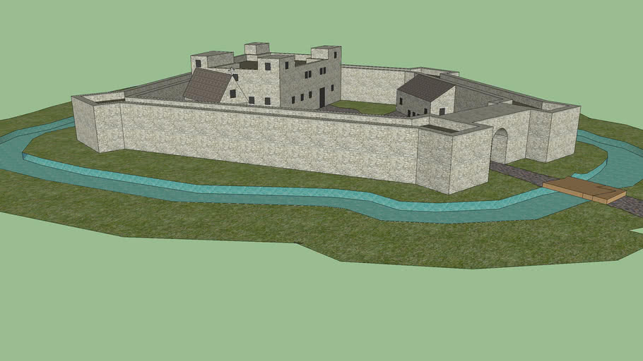 school stone keep castle | 3D Warehouse