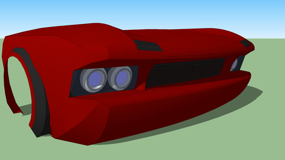 mustang concept car step 1 3D Warehouse
