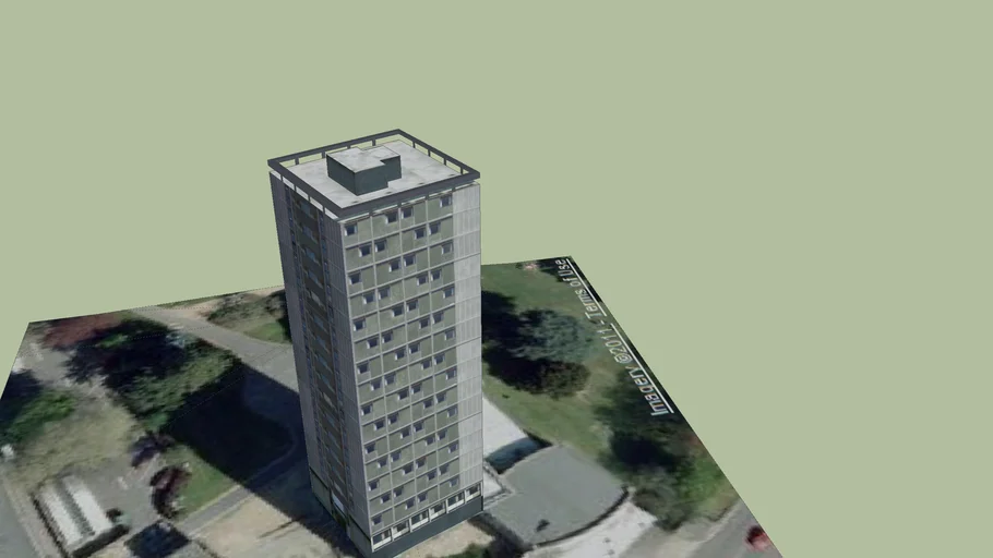 University of Southampton, South Stoneham Hosue, Tower Extension 3D