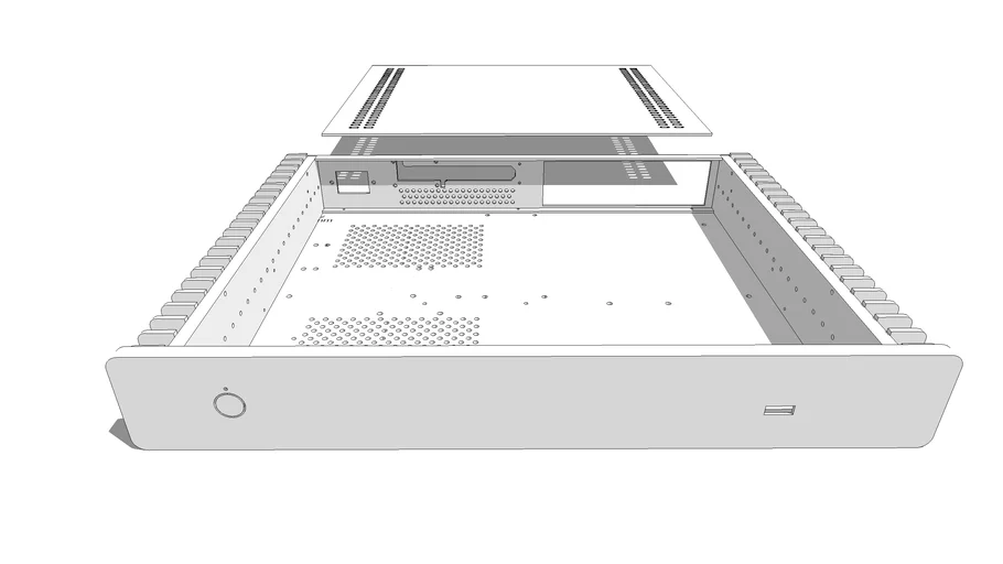 Streacom FC5 Alpha Fanless Chassis - - 3D Warehouse