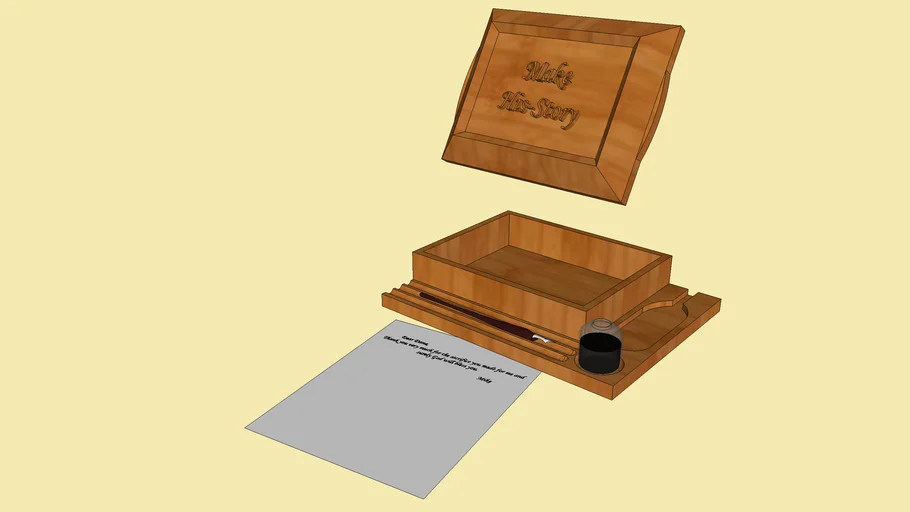 Stationery Box 3D Warehouse