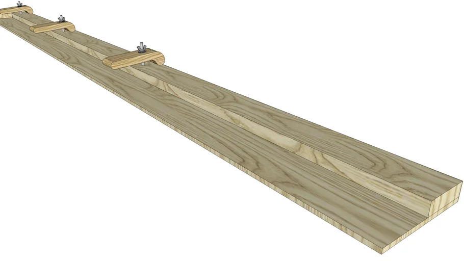 Jointing Sled / Jig for Long Boards via Table Saw 3D Warehouse