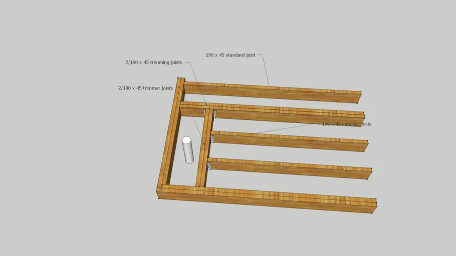 Trimmer Joists 3D Warehouse