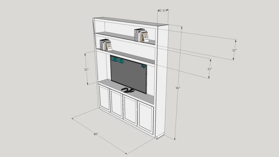 Barefoot Furniture Entertainment center | 3D Warehouse