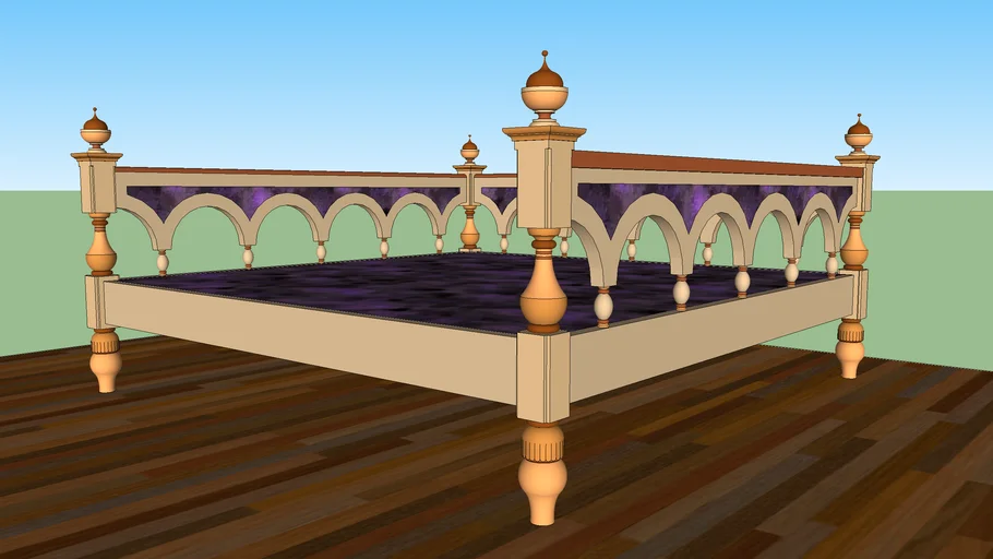 Узбекский топчан чертеж