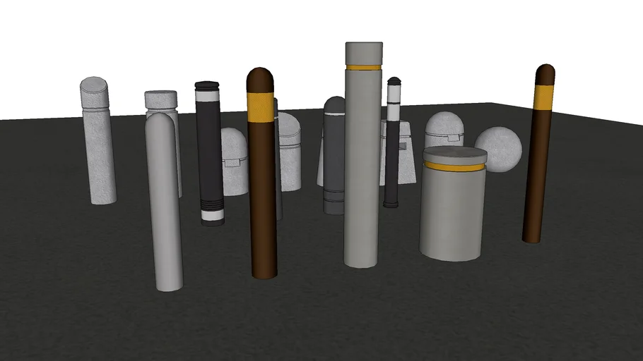 Bollards | 3D Warehouse