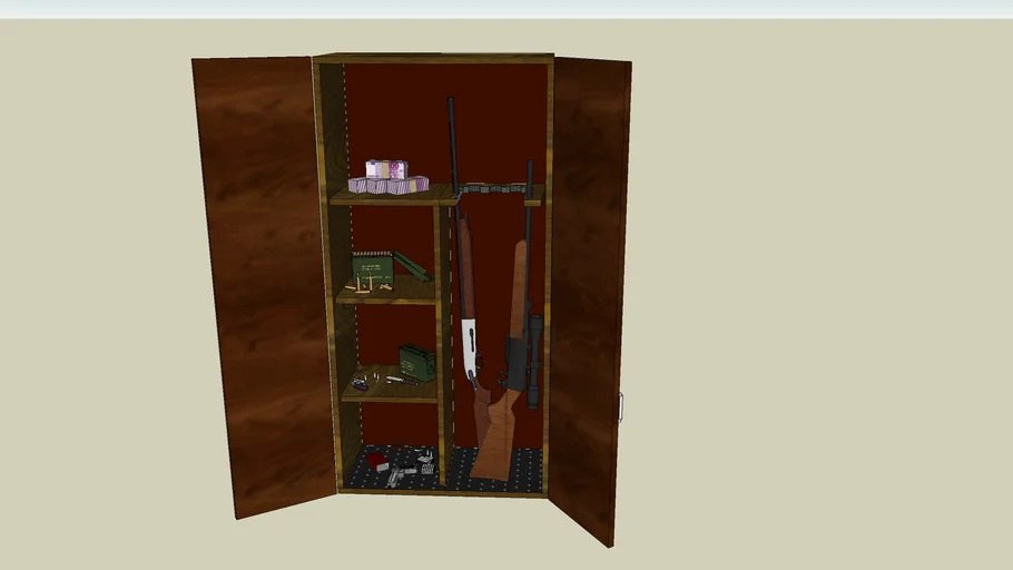 Gun Cabinet | 3D Warehouse