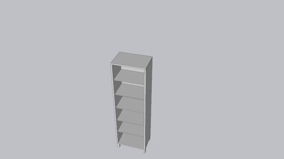 Besta Tall Cabinet with Shelves