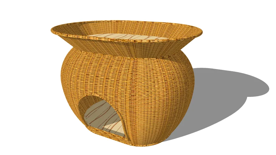 Rattan Cat House