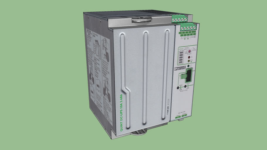 Phoenix Contact QUINTUPS 24DC 24DC103.4AH (2320267) 3D Warehouse