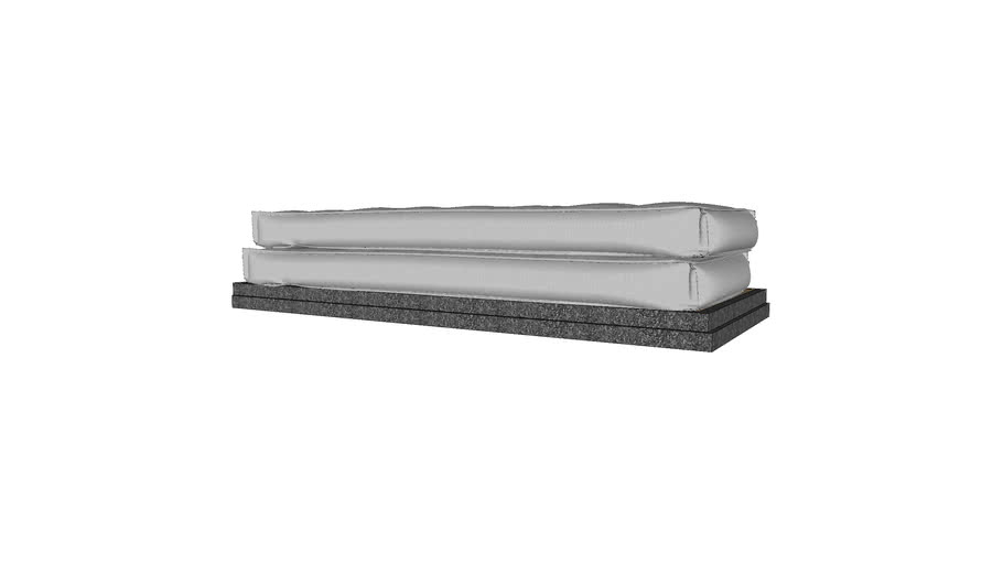 Futon bed double 3D Warehouse