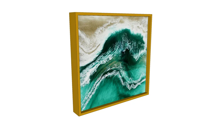 Quadro Decor Mar Abstrato 3 - TQ32C | 3D Warehouse